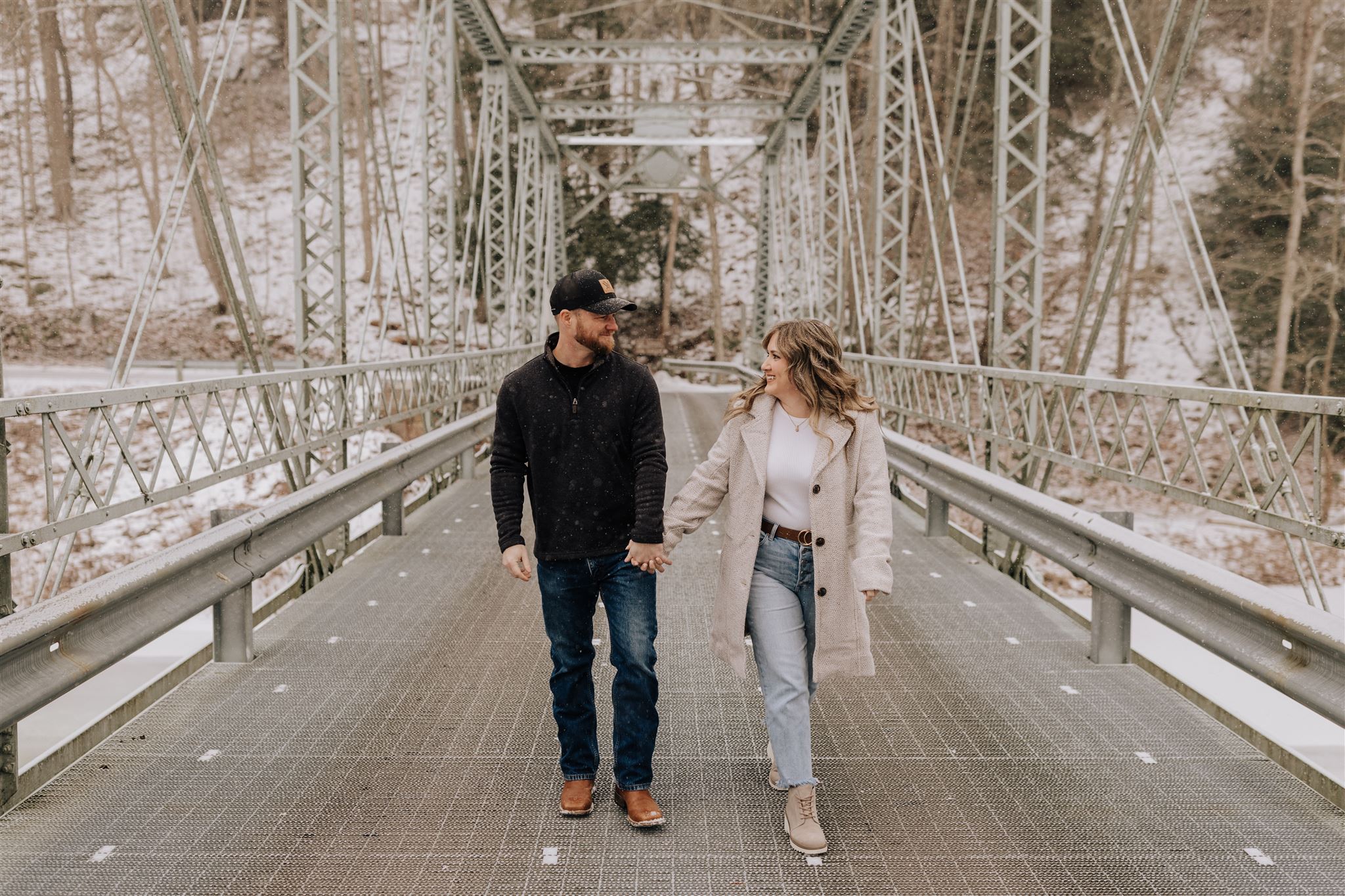 Kyle and Kaylee smiling.