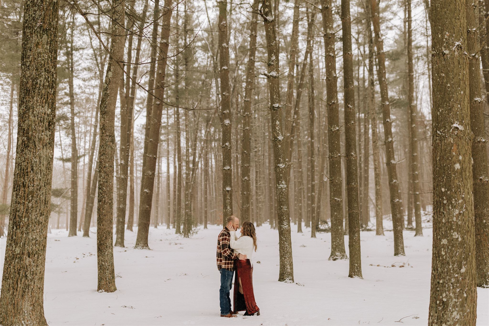 Kyle and Kaylee smiling.