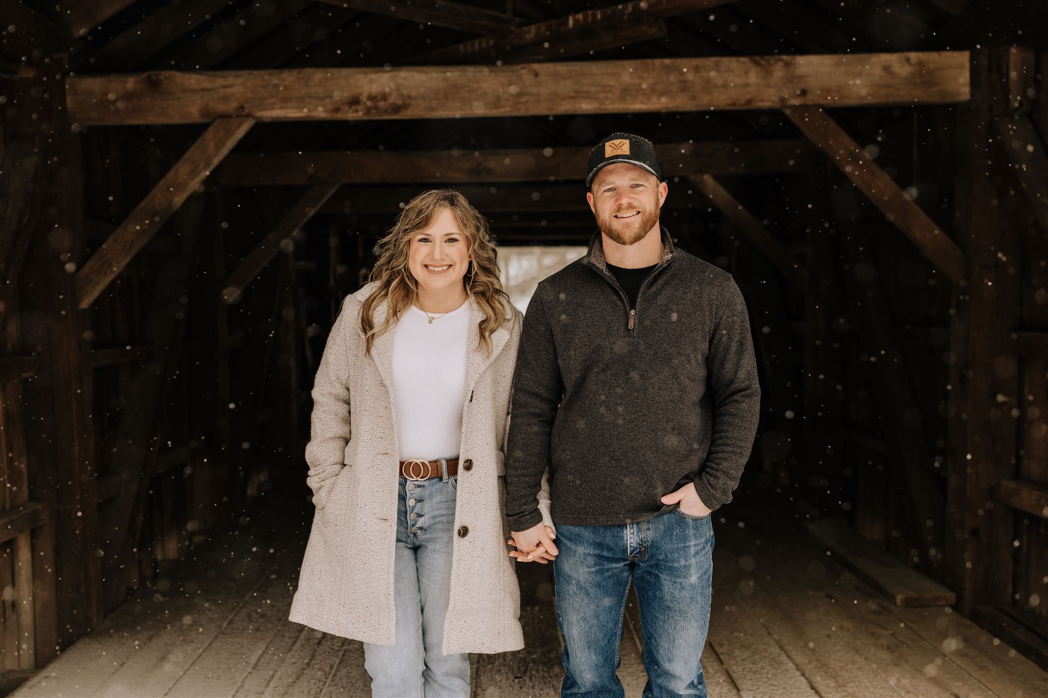 Kyle and Kaylee smiling.